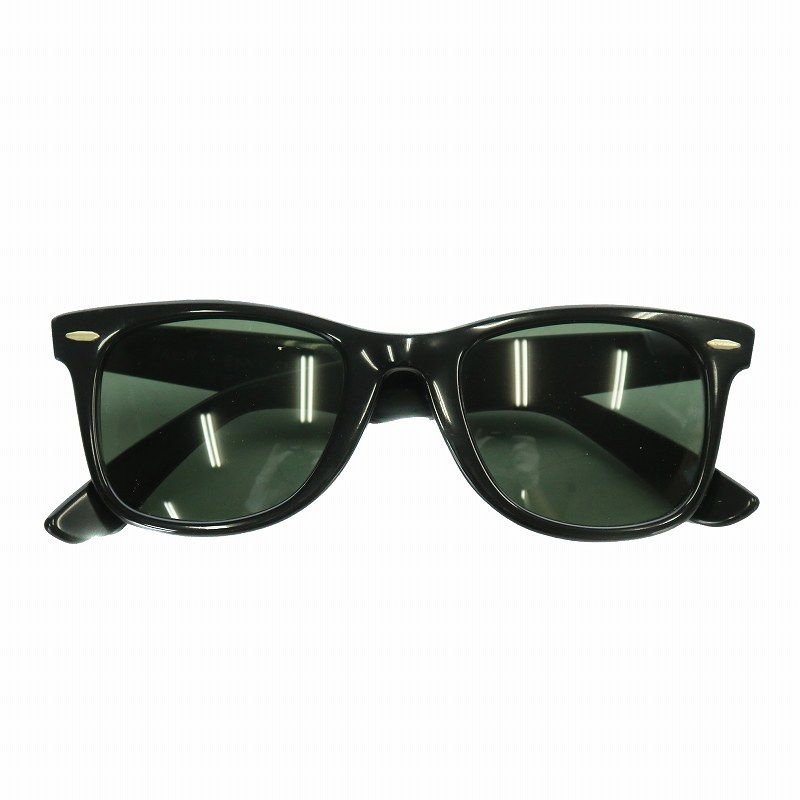 レイバン RAY BAN Bu0026L USA ウェイファーラー WAYFERER 眼鏡 サングラス セルフレーム カラーレンズ 黒 ブラック /XZ GY