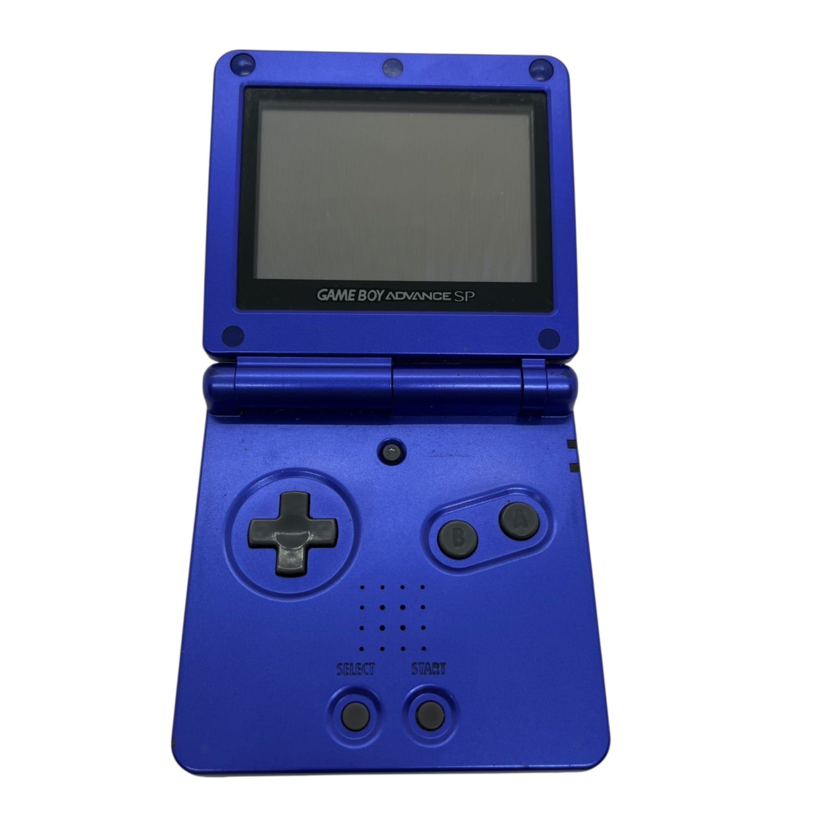 管34345 動作未 Nintendo ゲームボーイアドバンスSP AGS-001 青 コバルトブルー系 本体 充電器付き