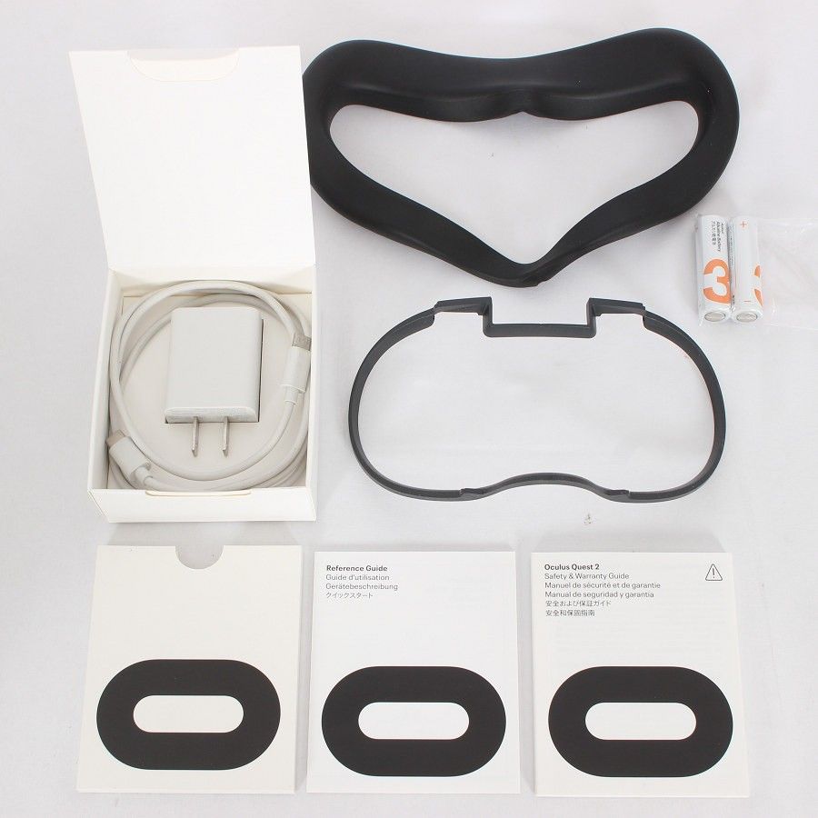  Quest2 64GB アクセサリー付 VR ヘッドマウントディスプレイ ヘッドセット オキュラスクエスト2 301-00352-01 メタ 本体 Oculus Quest2 64GB VR ヘッドマウントディスプレイ ヘッド