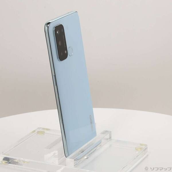 中古品〕 Reno5 A 128GB アイスブルー A103OP Y!mobile SIM