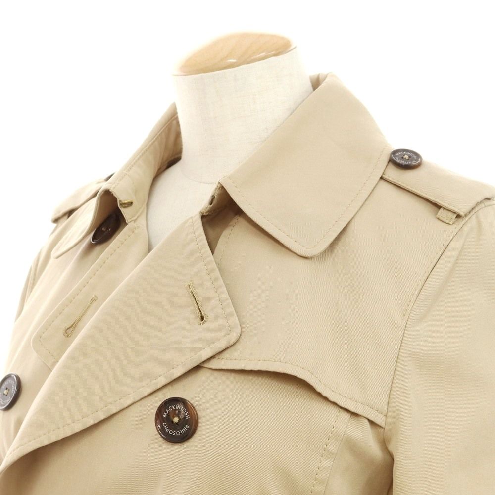 マッキントッシュフィロソフィー ソフトギャバジントレンチコート 38 ベージュ セール】 【WEB&一部店舗限定】ソフトギャバジントレンチコート