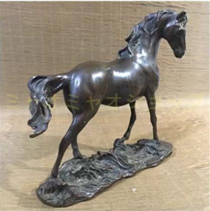 銅器 十二支馬 馬到成功 招財馬 家内 玄関 風水 装飾品 工芸品 置物