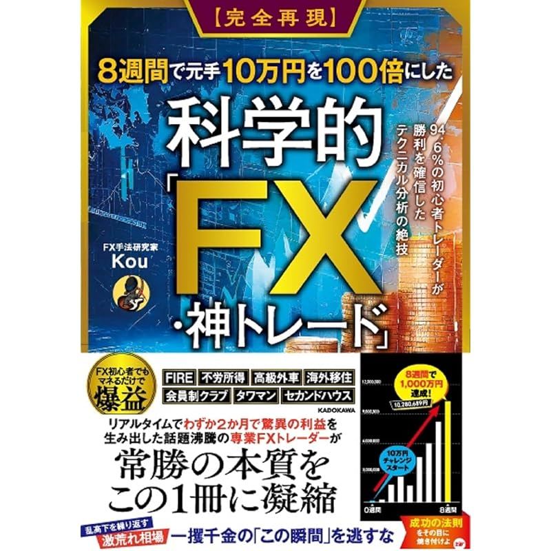 【即出荷】 完全再現】8週間で元手10万円を100倍にした科学的「FX・神 その他