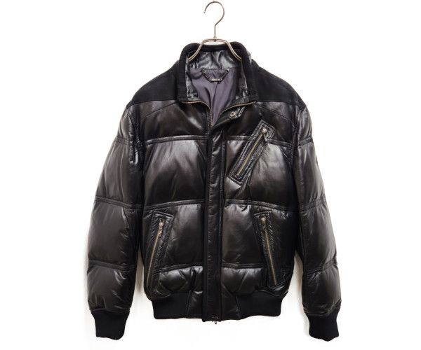 美品＊VERRI (ヴェリー) レザーダウンジャケット - メルカリ