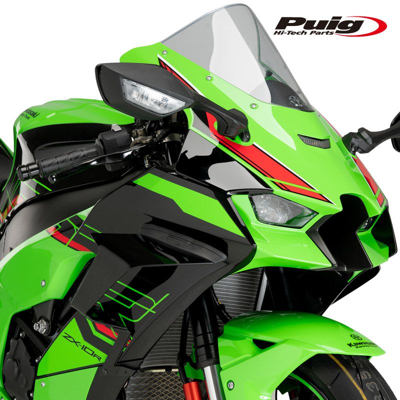 Puig 21782H DOWNFORCE SPOILERS [SMOKE] KAWASAKI ZX-10R (21-24