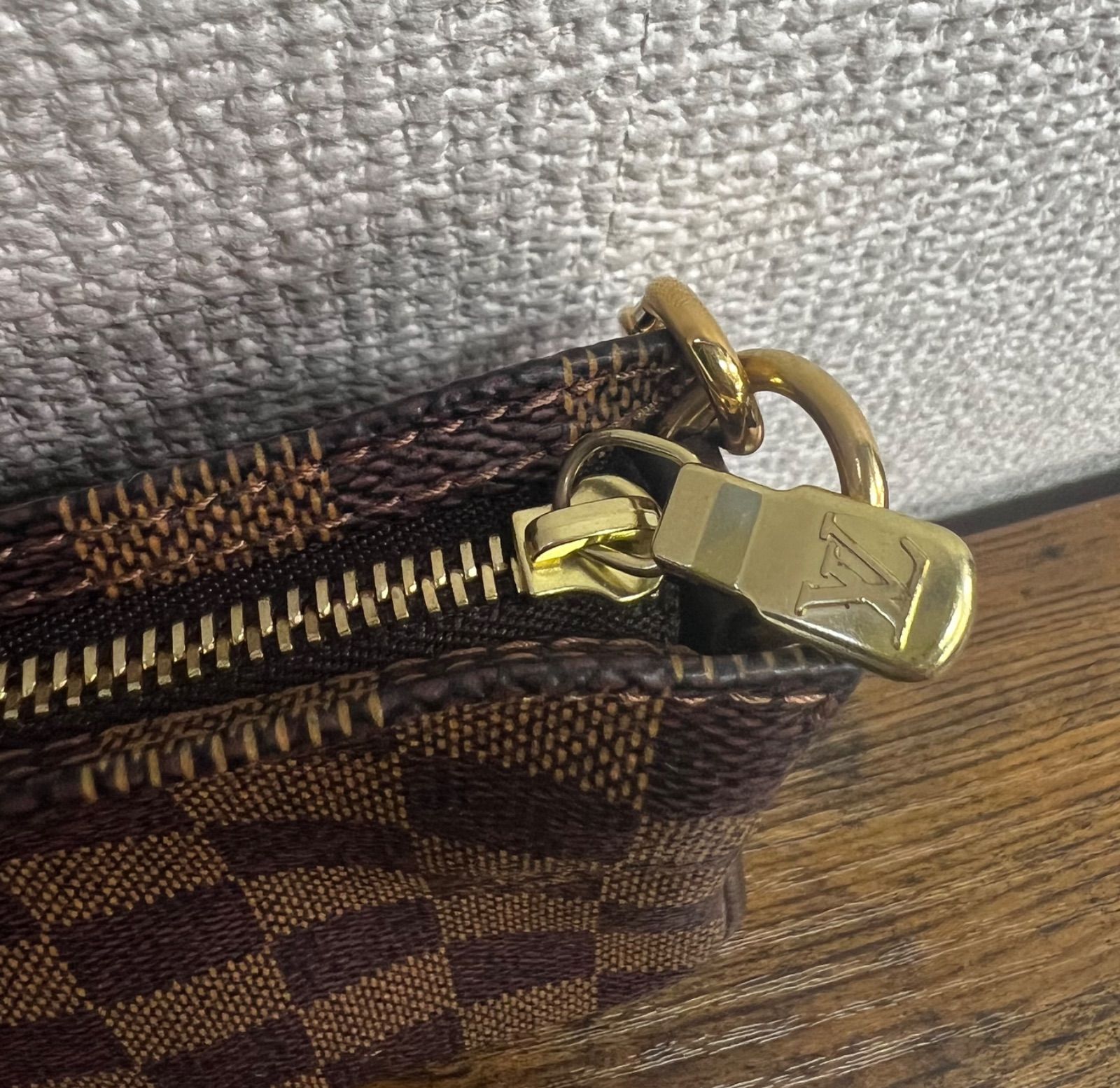 美品】 LOUIS VUITTON ルイヴィトン ダミエ ナヴォナ アクセサリー 