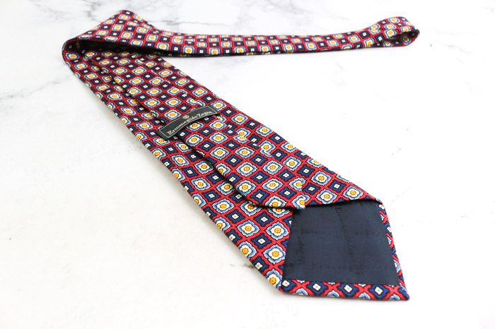 エルメネジルドゼニア ブランド ネクタイ シルク ドット柄 PO メンズ