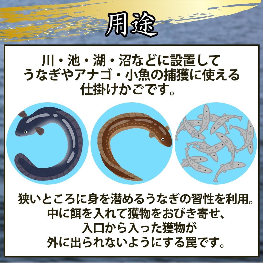 PLEAVIT うなぎ 仕掛け 筒 ウナギ釣り 捕獲 カゴ アナゴ 小魚 罠 PLEAVIT うなぎ 仕掛け 筒 ウナギ釣り 捕獲 カゴ アナゴ 小魚 罠