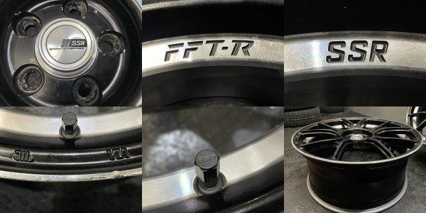 SSR FFT-R GTX02 社外ホイール 19インチ 4本 8J5HPCD100+50 ブラック