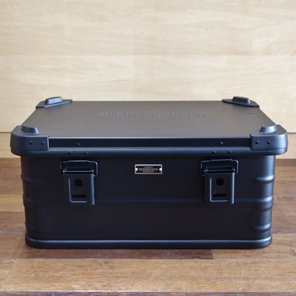 NEIGHBORHOOD E-39 CONTAINER BOX ブラックコンテナ NEIGHBORHOOD アルミ コンテナ