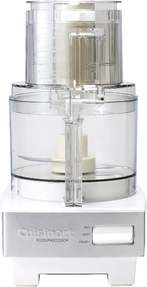 クイジナート フードプロセッサー 1.9L 大容量 3~4人分向け 1台5役(切る・刻む/こねる/薄切り/細切り/おろし) インダクションモーター搭載 パワフル 静音 パン生地 時短調理 ホワイト DLC-191J