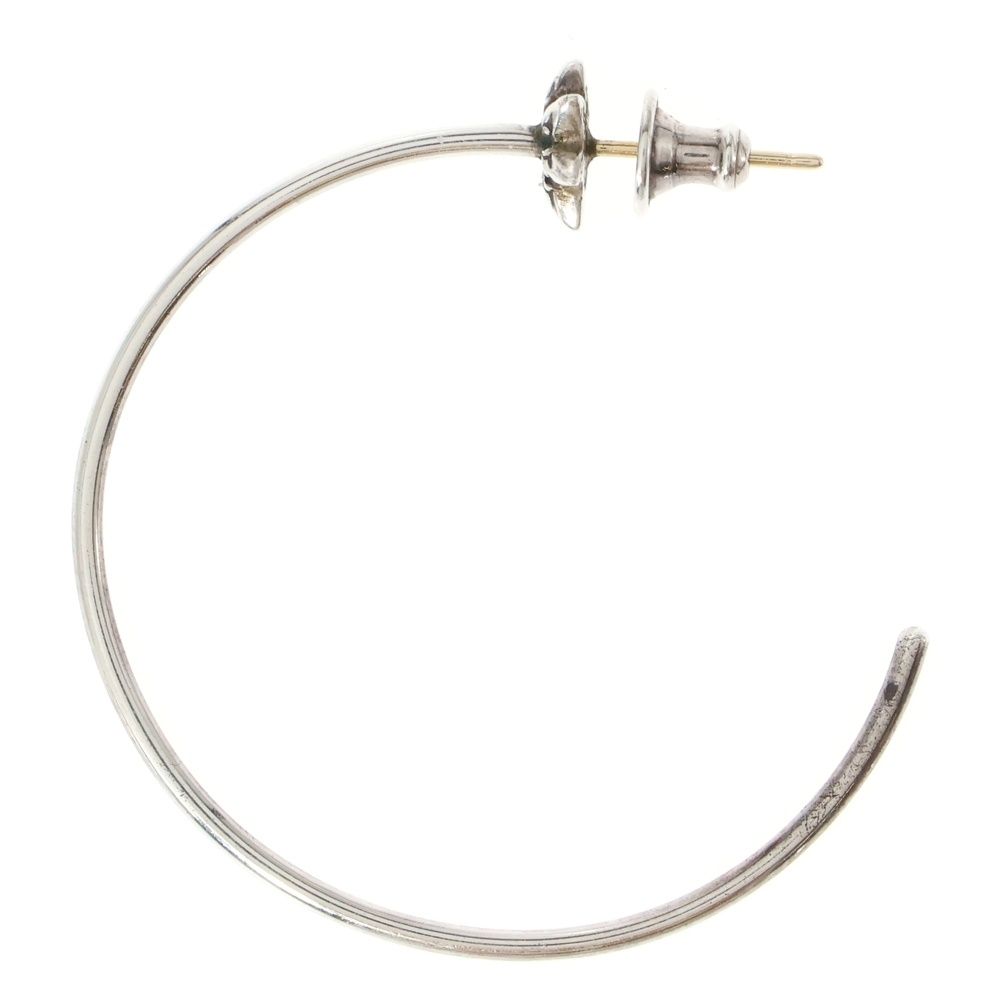 CHROME HEARTS クロムハーツ HOOP STAR スター フープ ピアス シルバー
