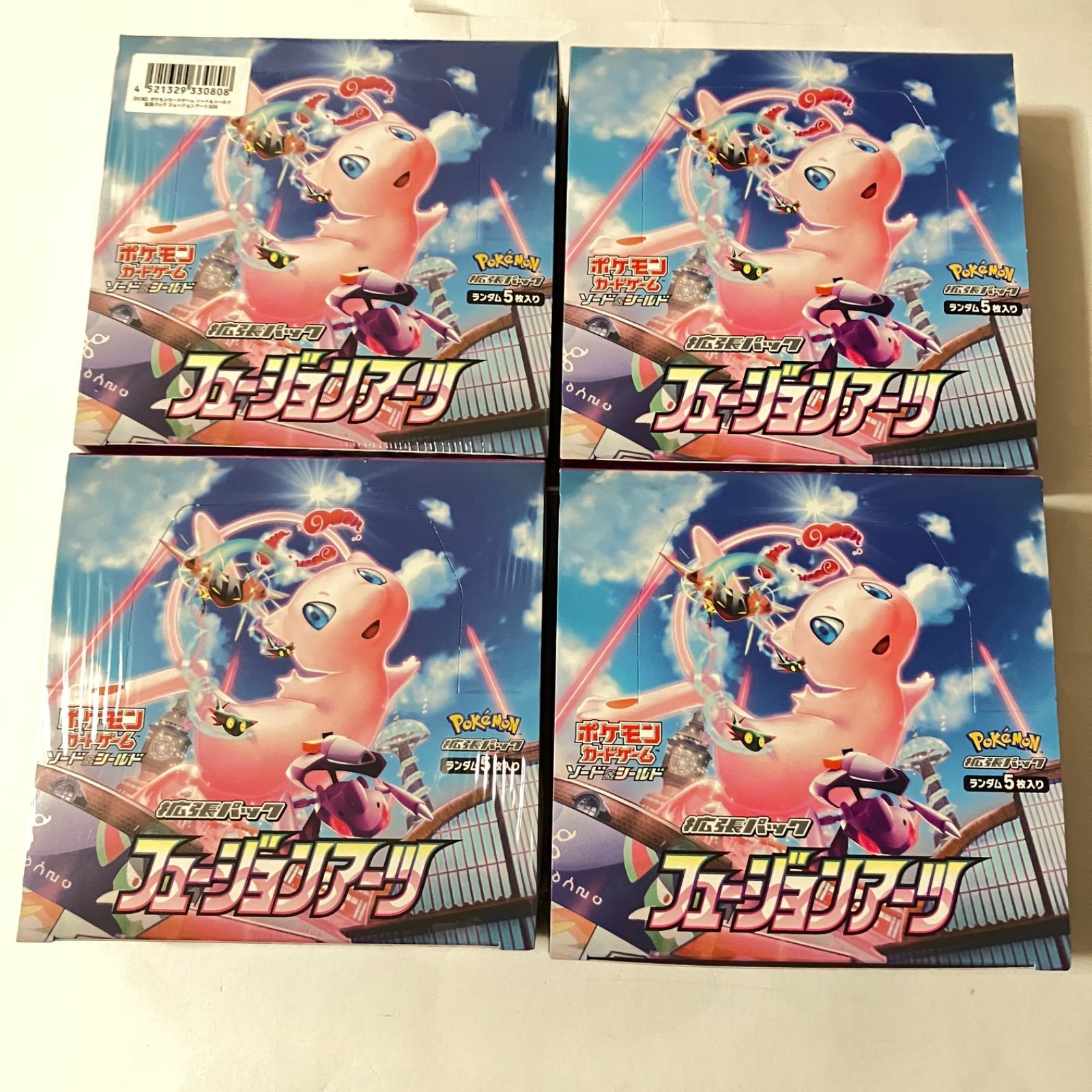 ポケモンカードゲーム フュージョンアーツ 未開封 4BOX - メルカリ