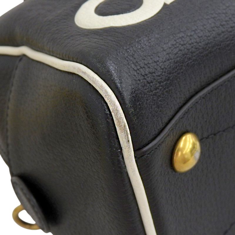 グッチ GUCCI 2WAYバッグ ミニダッフルバッグ ショルダーバッグ ボストン レザー ブラック アディダスコラボ 702397 中古 新入荷 GU0647 グッチ GUCCI 2WAYバッグ ミニダッフルバッグ ショルダーバッグ