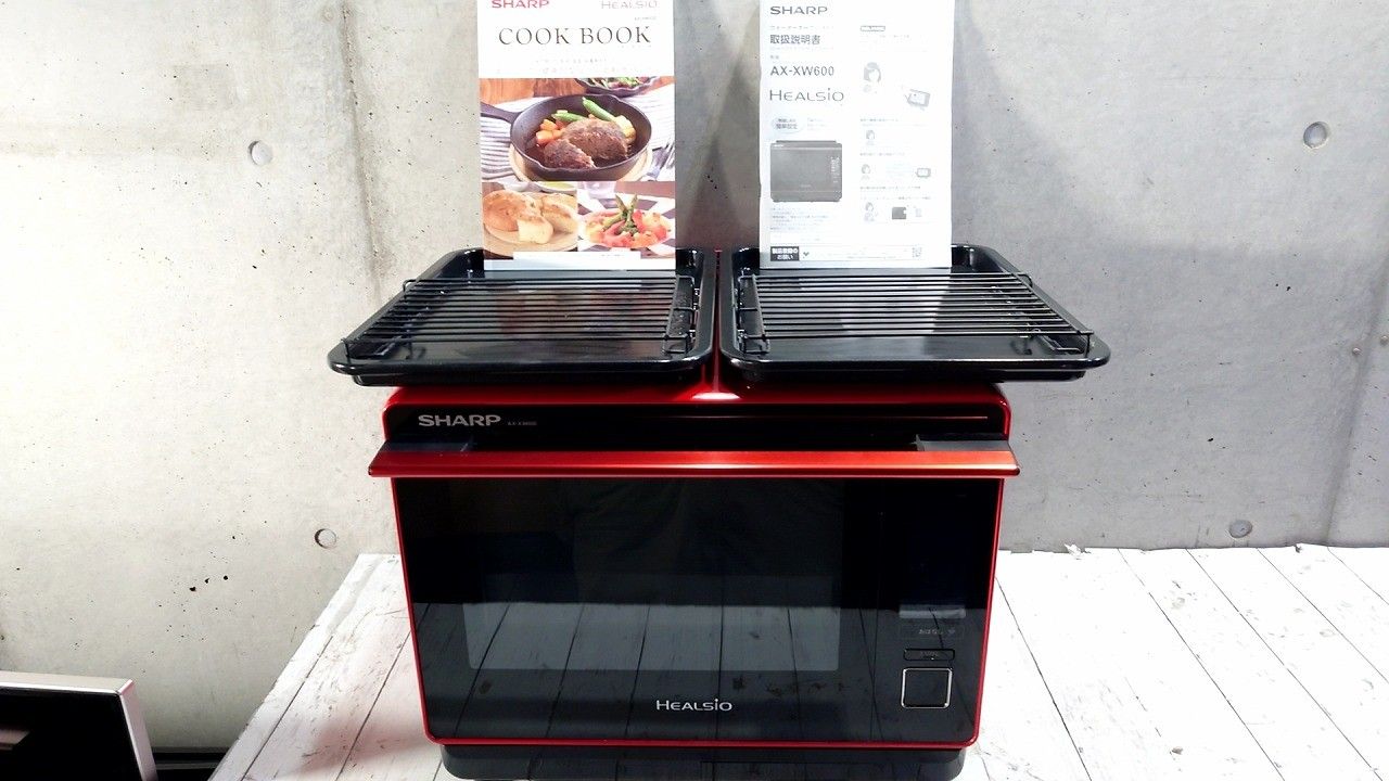 SHARP シャープ ヘルシオ オーブンレンジ 30L AX-XW600-R レッド