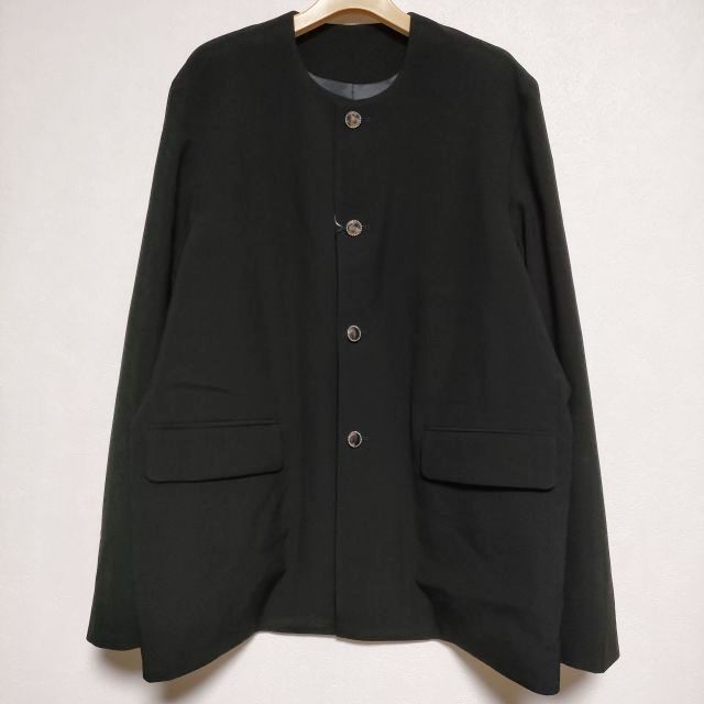 URU 新品 NO COLLAR JACKET 定価61600円 22SWT01 ノーカラー 