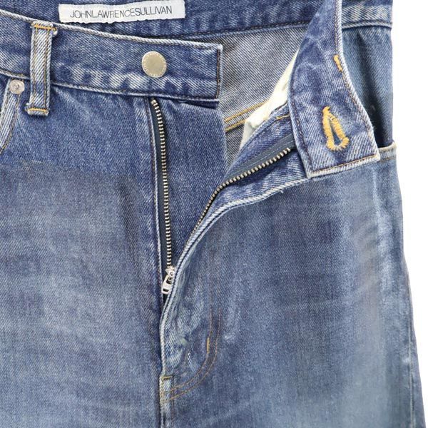ジョンローレンスサリバン 日本製 コーティング加工 ストレートデニム