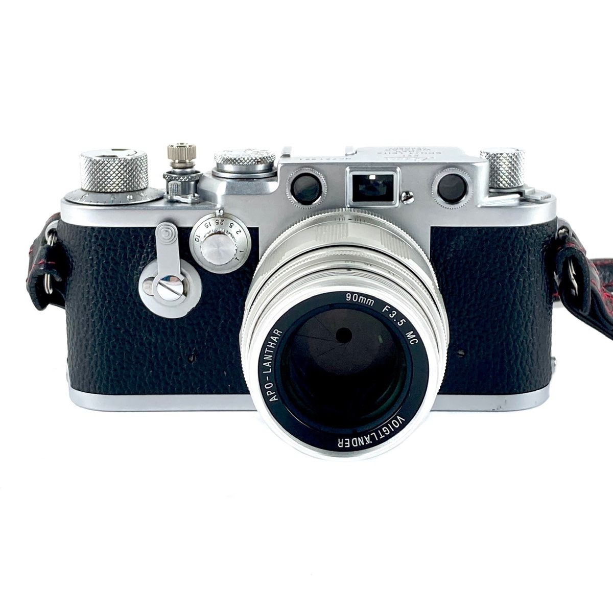 ライカ LEICA IIIf + Voigtlander APO-LANTHAR 90mm F3.5 MC Lマウント L39 フィルム  レンジファインダーカメラ 【中古】