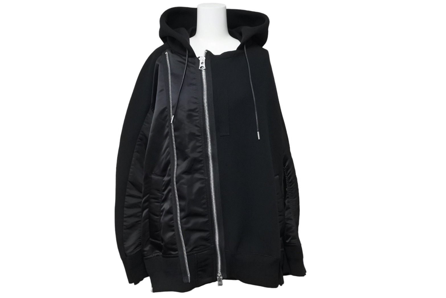 Sacai サカイ スウェット ブルゾン SPONGE SWEAT HOODIE 23-03173M