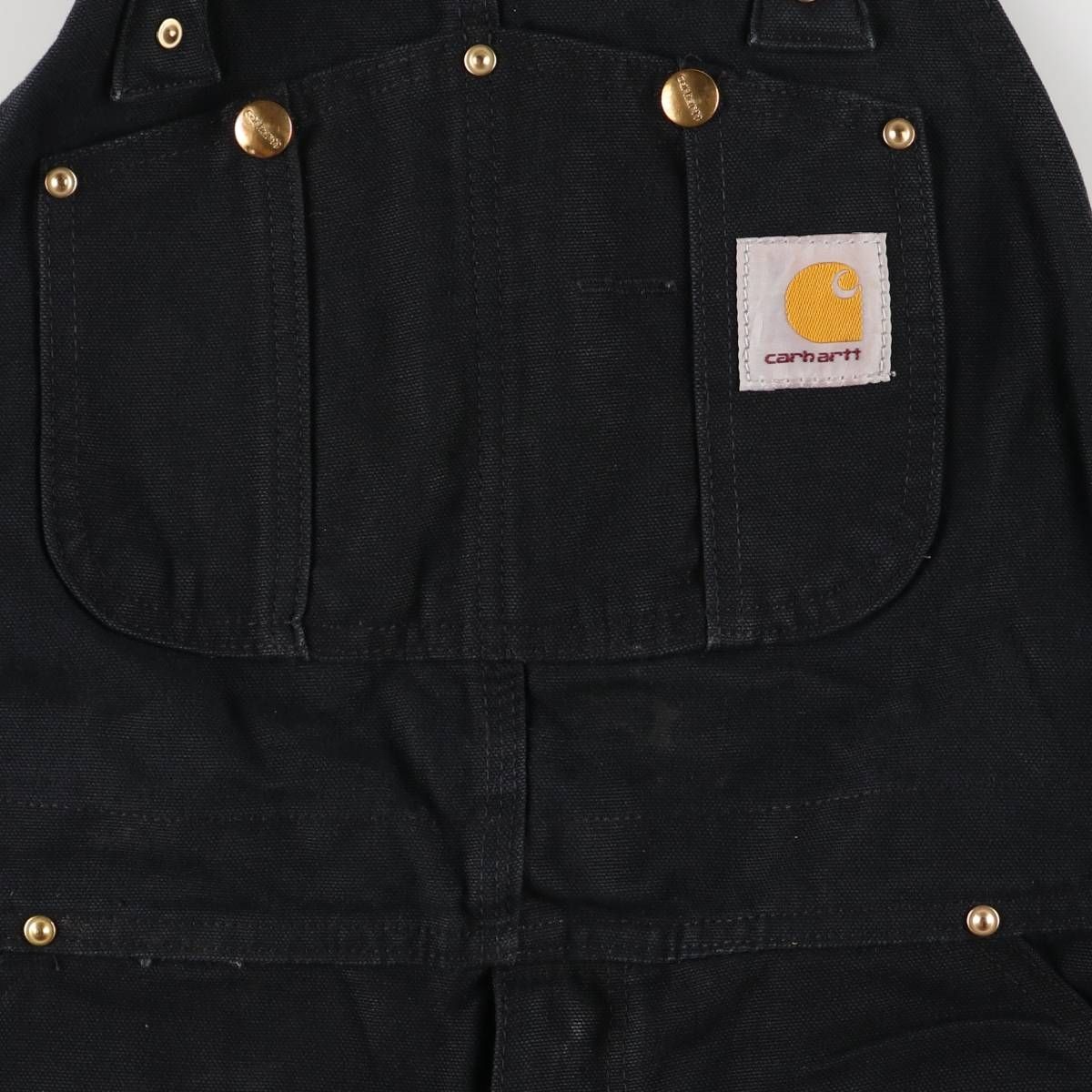 古着 カーハート Carhartt ダブルニー ダック オーバーオール メンズw37相当 eaa583956 KIN-KAAI_COM