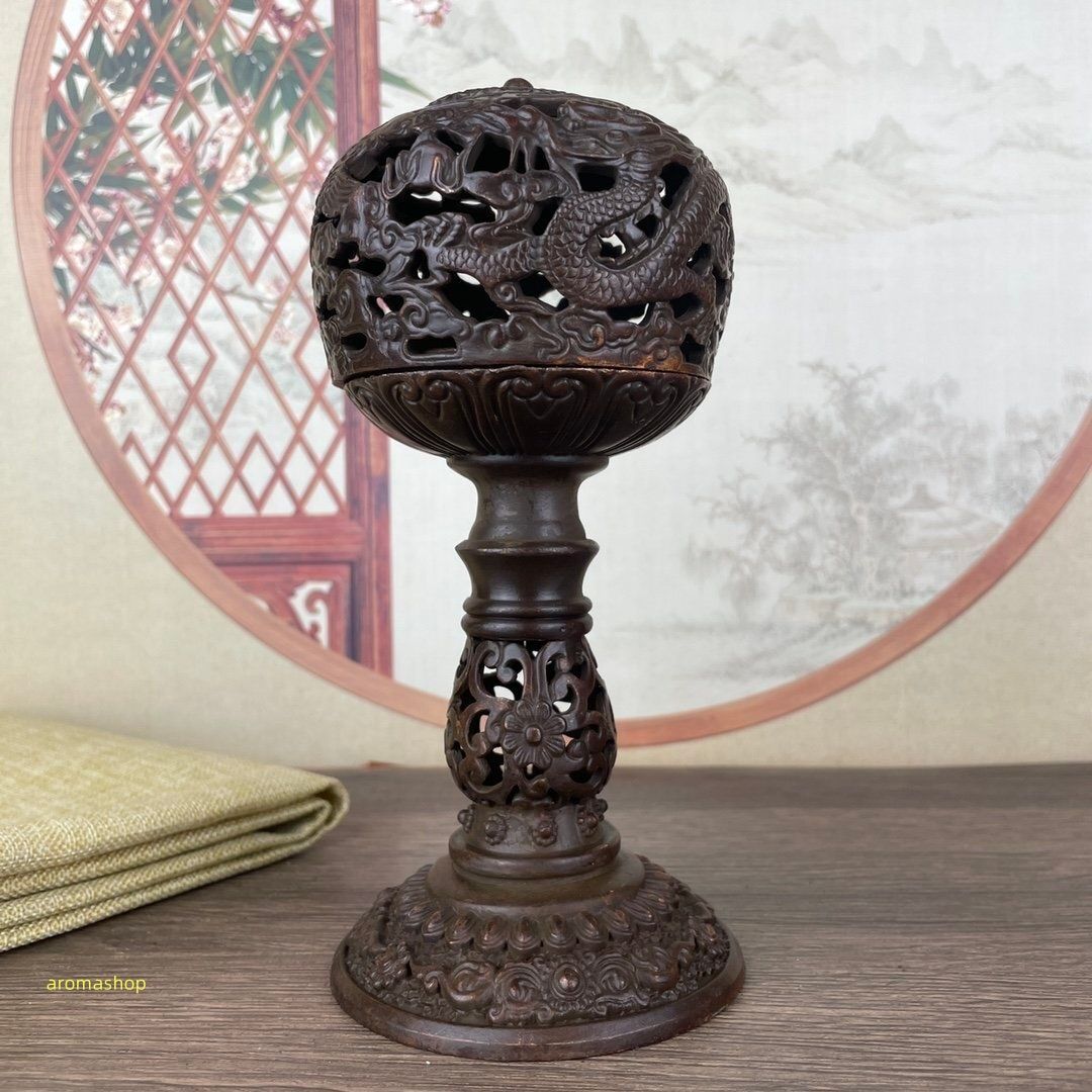 大号盤香炉 蚊の香炉 室内盤香 香道具 装飾品 工芸品