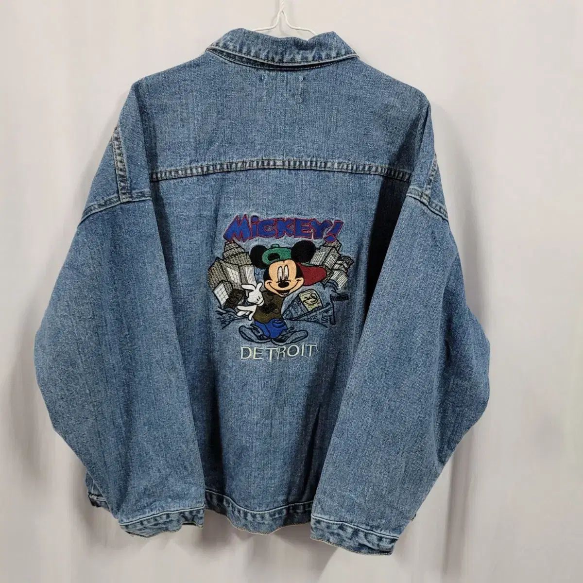 Too Cute! Disney刺繍 デニムジャケット Gジャン ミッキー ディズニー