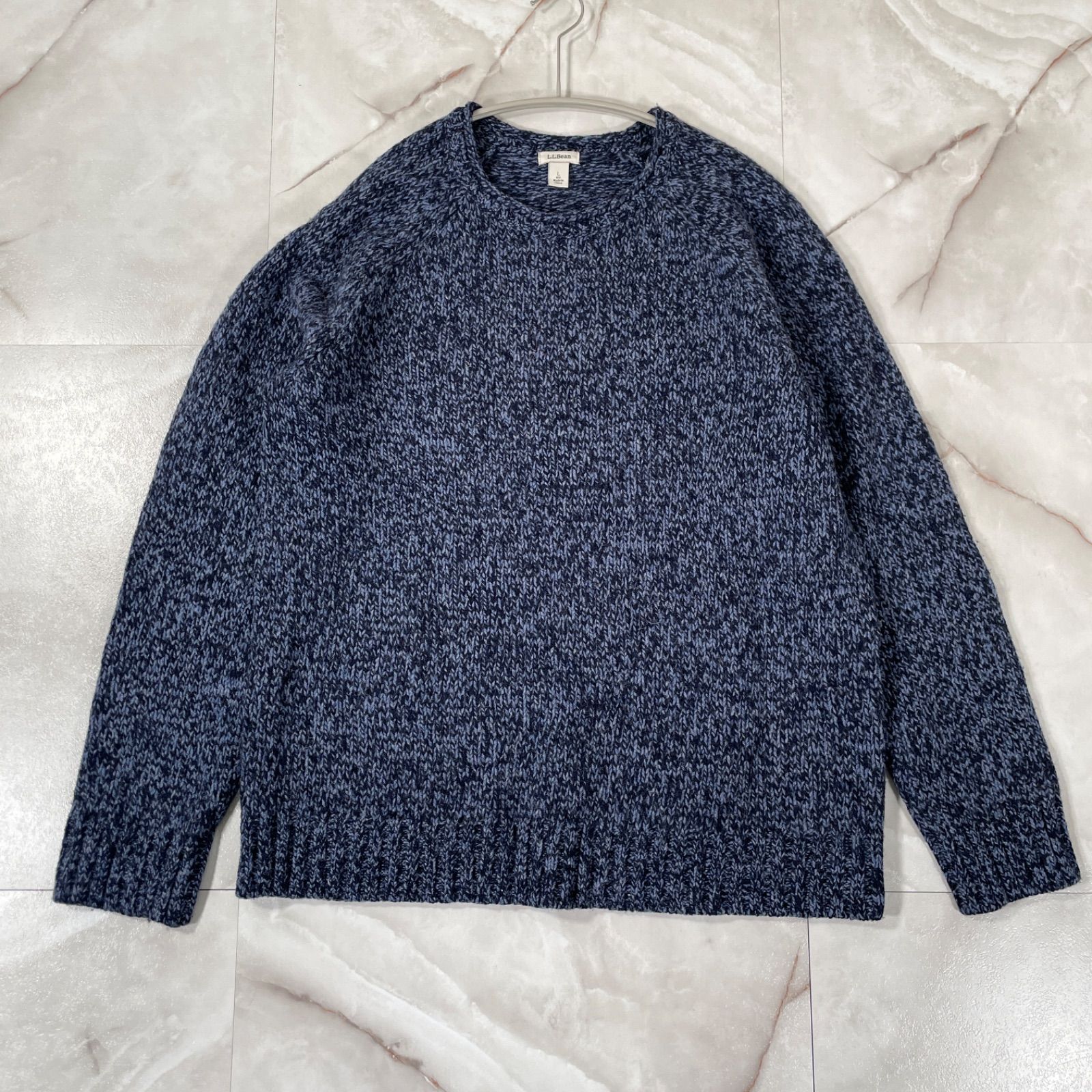 L.L.Bean エルエルビーン 90s???00s クルーネックミドルゲージニット 