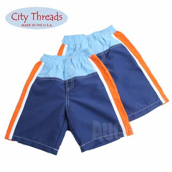 新品未使用 City Threads キッズ スイムパンツ 水着 100 110 cm ブルー