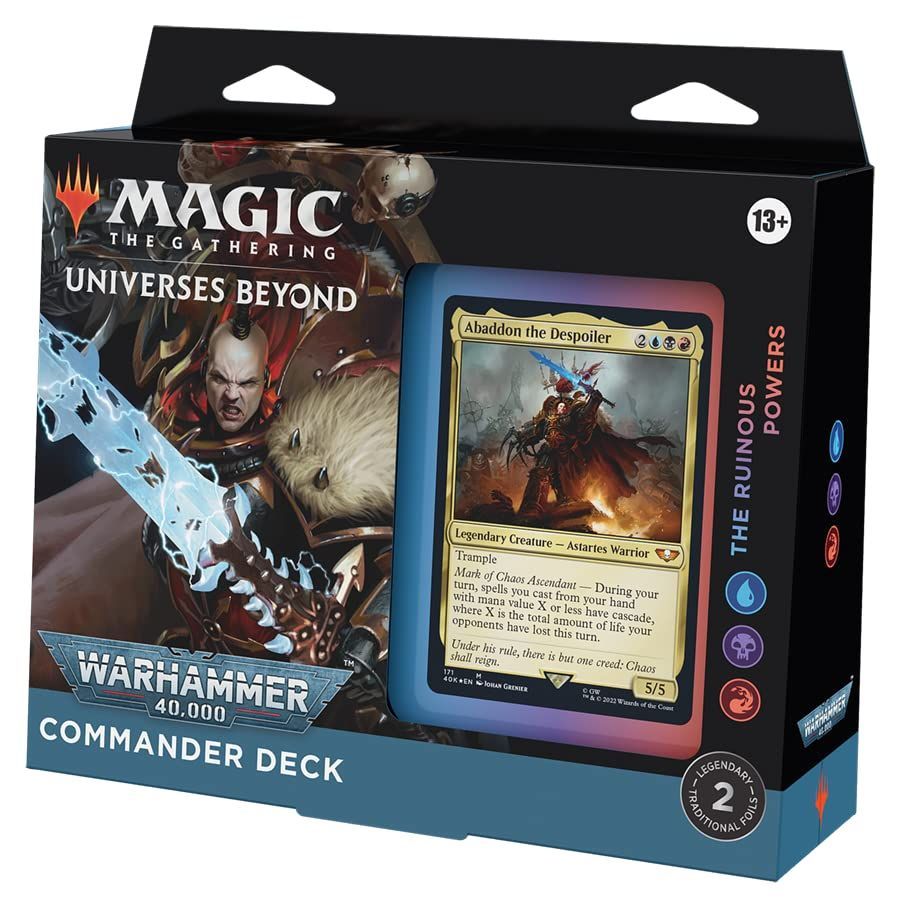 超高品質で人気の MTG 統率者デッキ:ウォーハンマー コレクターズ