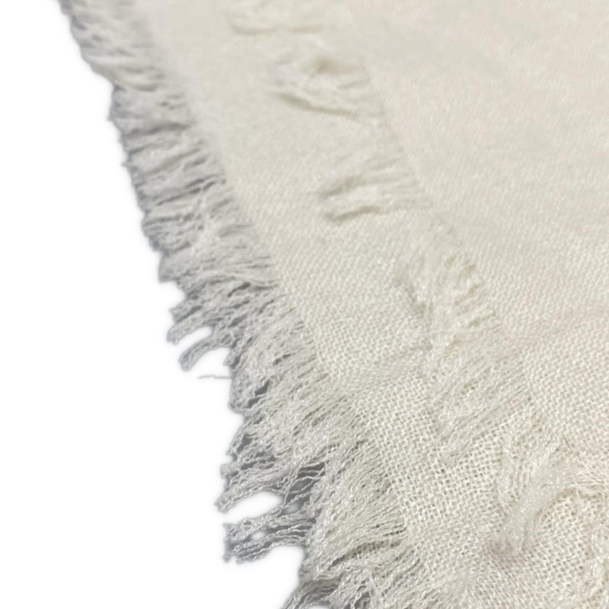 大割引を提供しています。 Chloe クロエ ストール ショール - アイボリー FOULARDS カシミヤ シルク