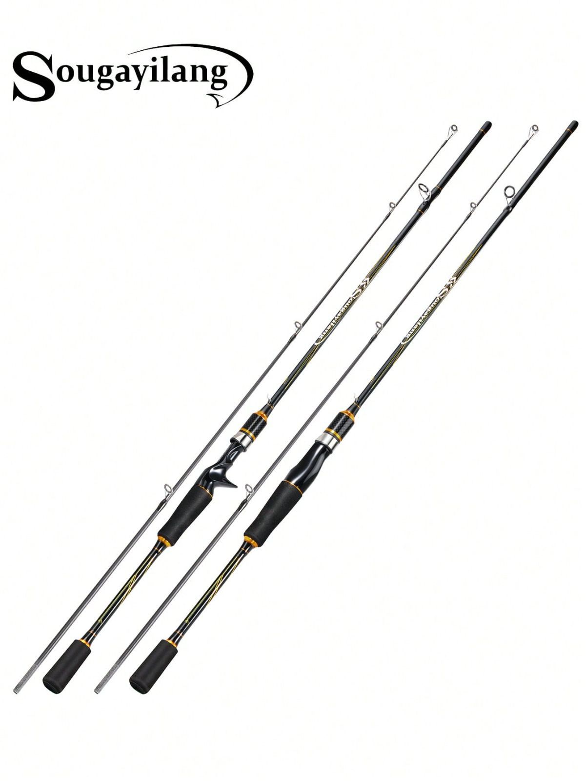 1.8M 2.1M カーボンロッド 伸縮ロッド/キャスティングロッド