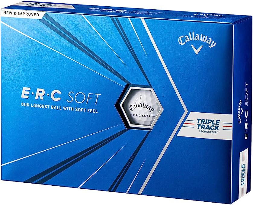 キャロウェイ (Callaway) ゴルフボール ERC SOFT トリプルトラック 1