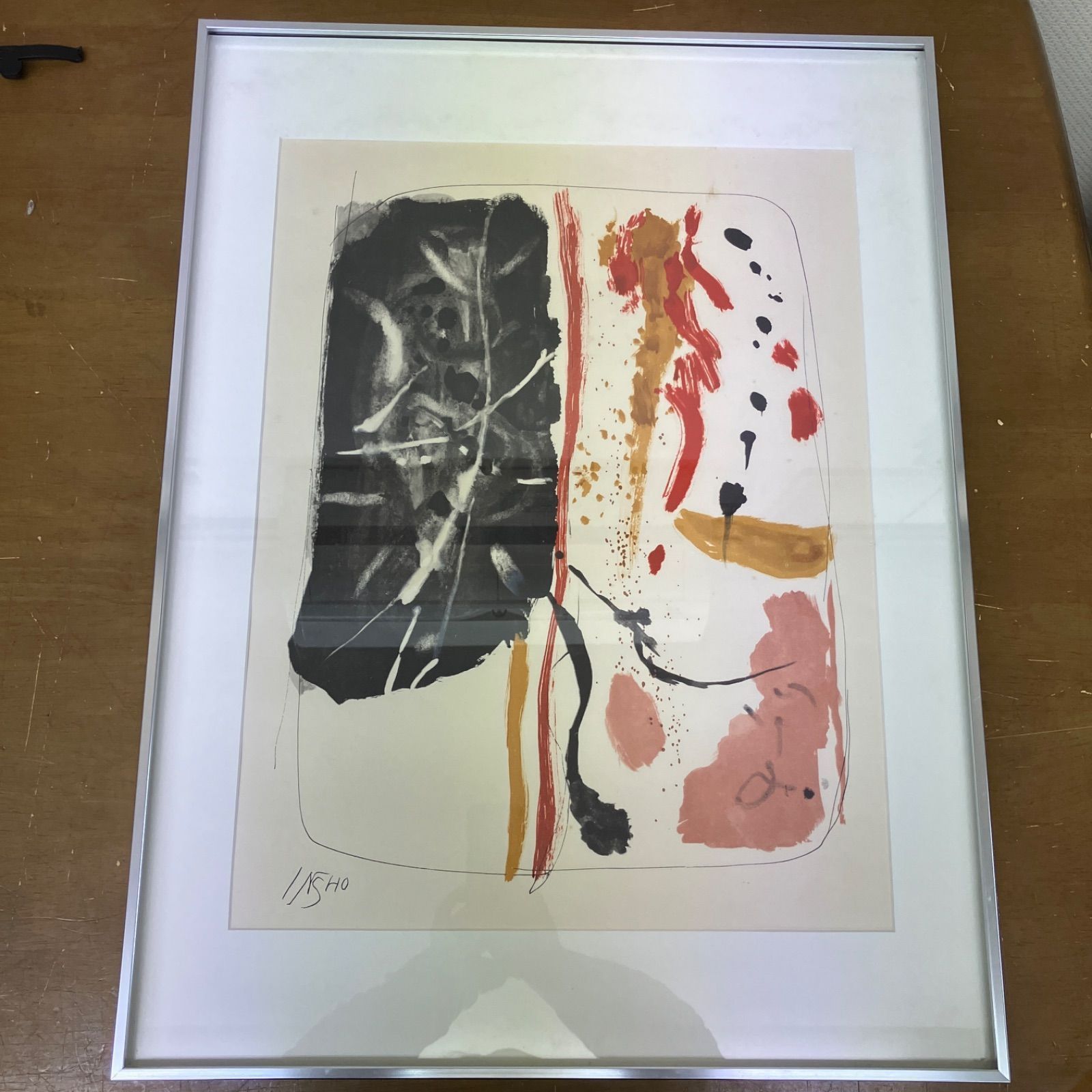 抽象画 抽象版画 - メルカリ