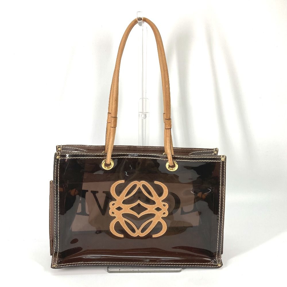 LOEWE ロエベ トートバッグ 巾着ポーチ付き ビニール - メルカリ