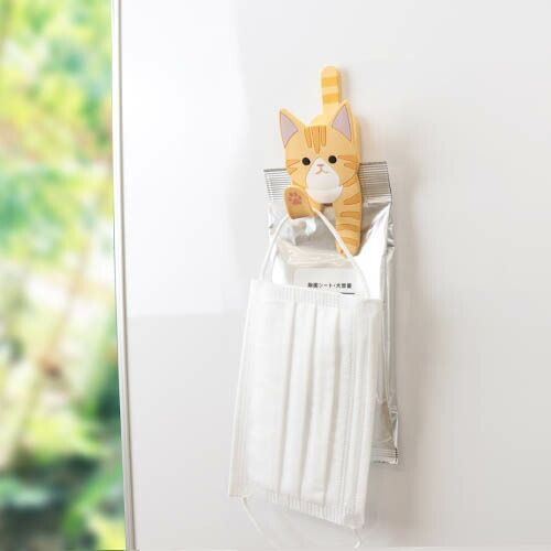 まとめ 東洋ケース マグネットフッククリップ マグネットフッククリップ 茶トラ MHC-03 ×9セット