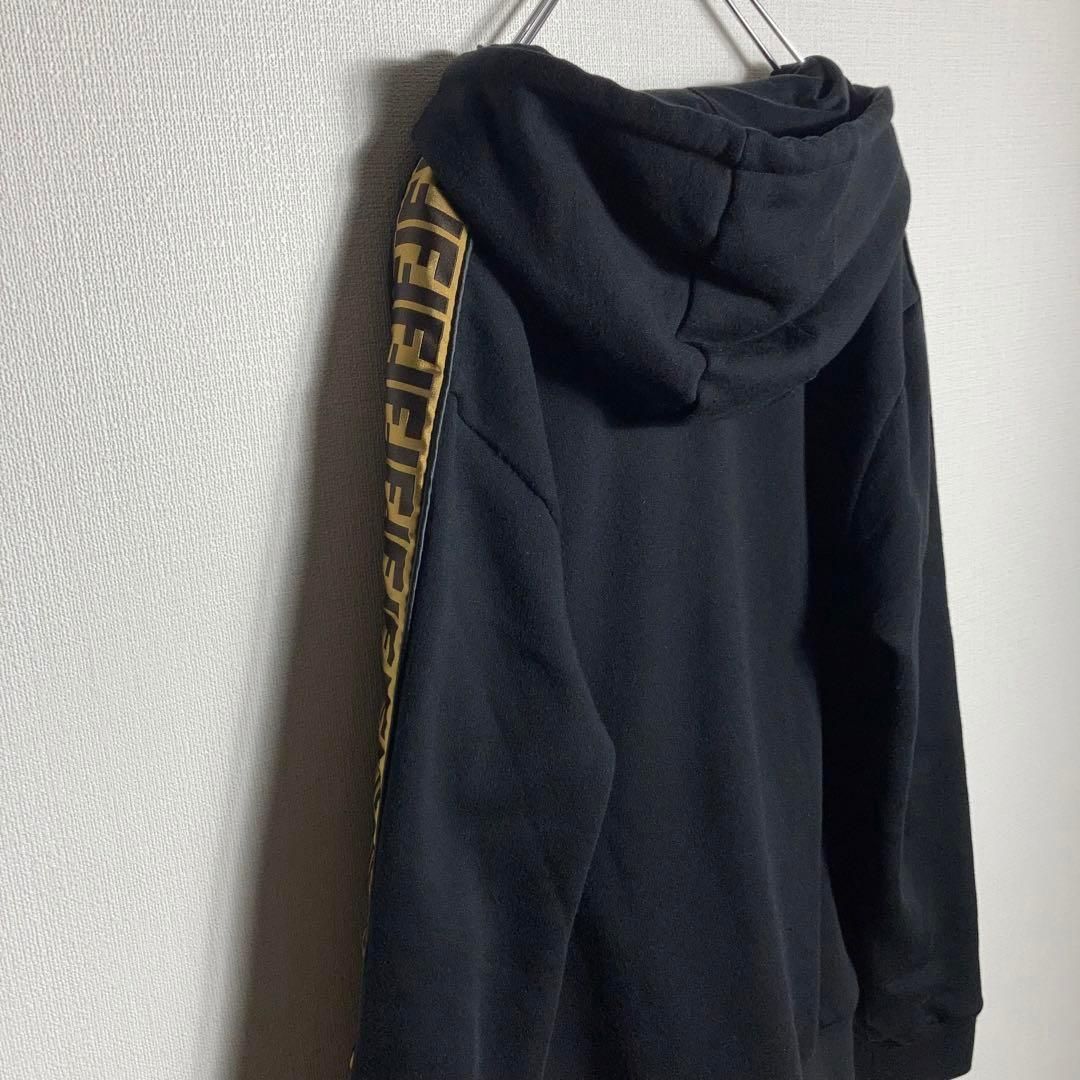 あんしん鑑定対応】フェンディ 袖ロゴ パーカー FFロゴ 美品 M 【公式 