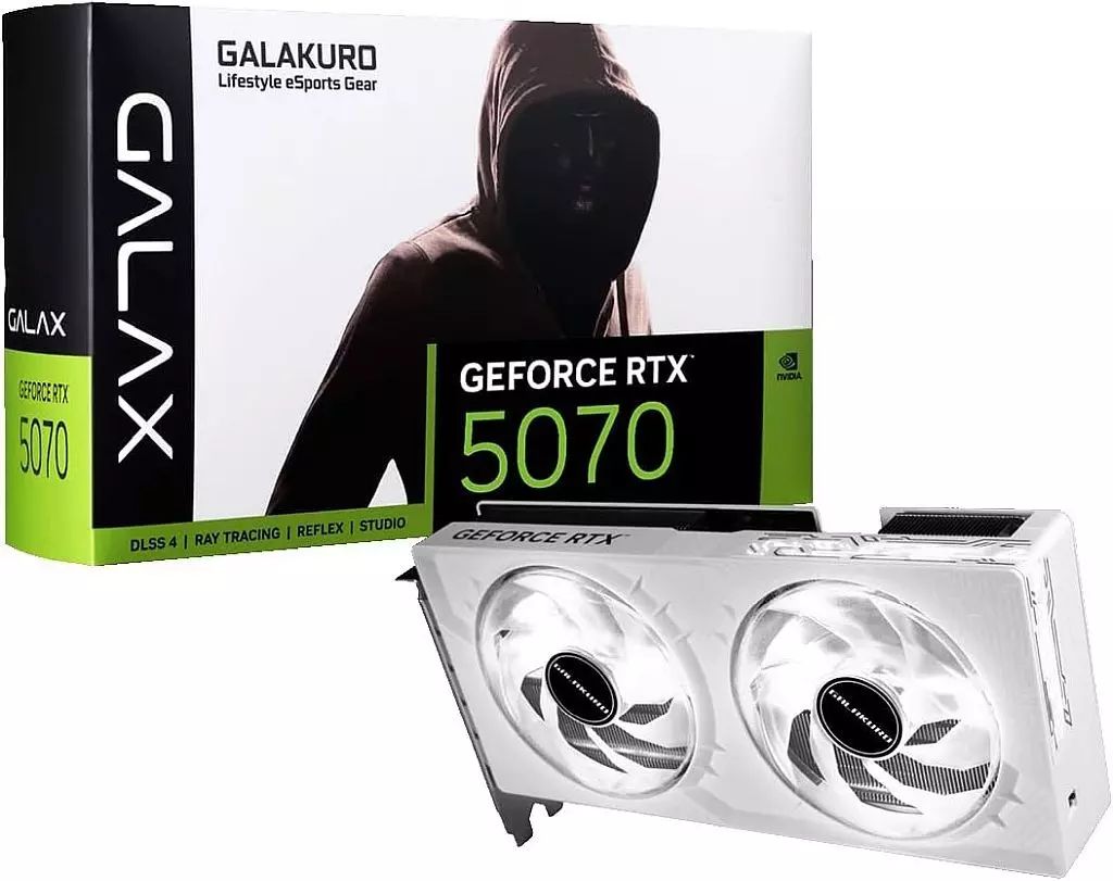 グラフィックボード 玄人志向 NVIDIA GeForce RTX 5070 搭載グラフィックボード ホワイト GK-RTX5070-E12GB WHITE DF