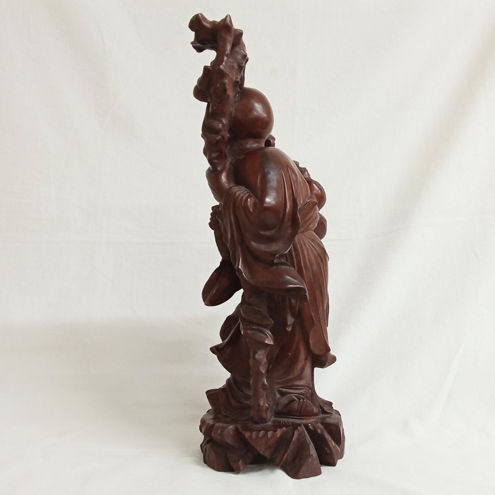 天球 白檀 木彫り細工 木製 美術工芸 オブジェ インテリア