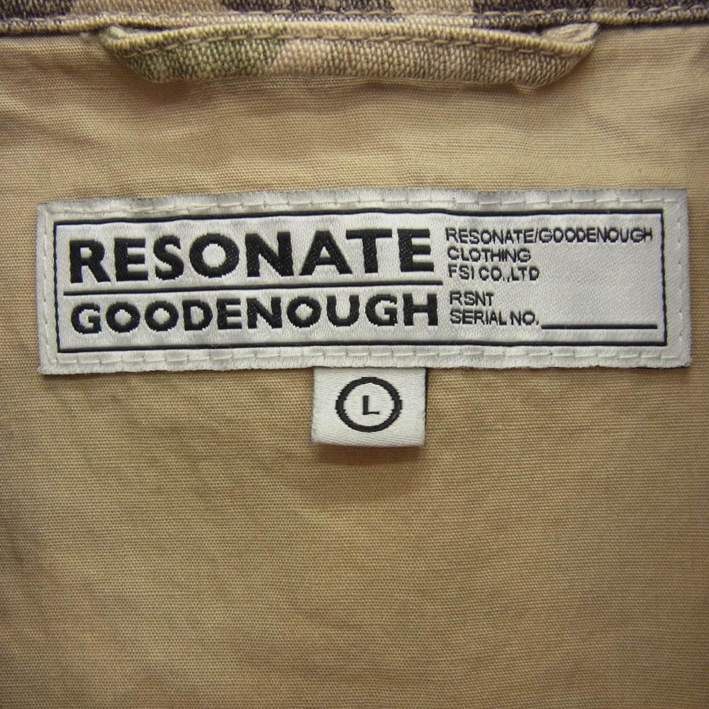 リゾネイトグッドイナフ/デッキ新品未使用2005年リリース リゾネイトグッドイナフ RESONATE GOOD ENOUGH 迷彩 コットン