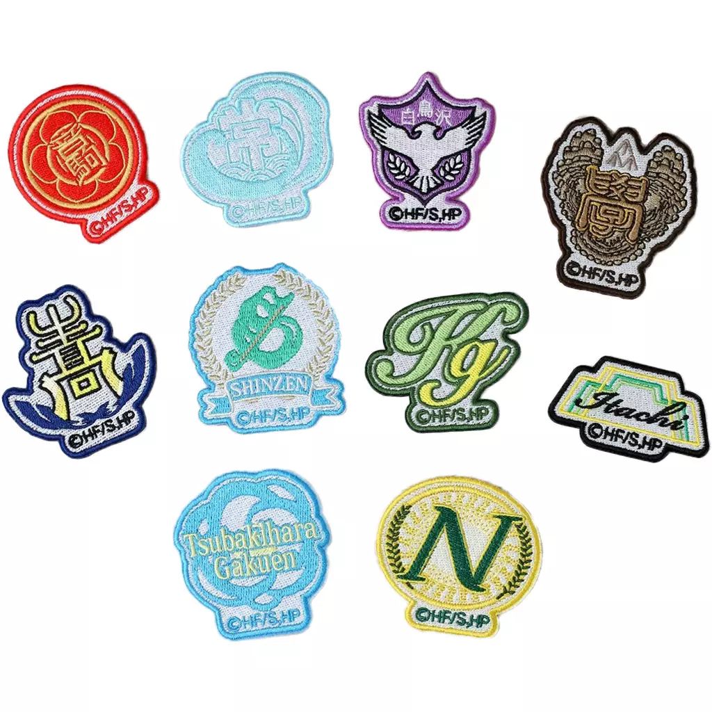 【】シール・ステッカー 全10種セット 「ハイキュー!! 刺繍ワッペンシールコレクション vol.2」