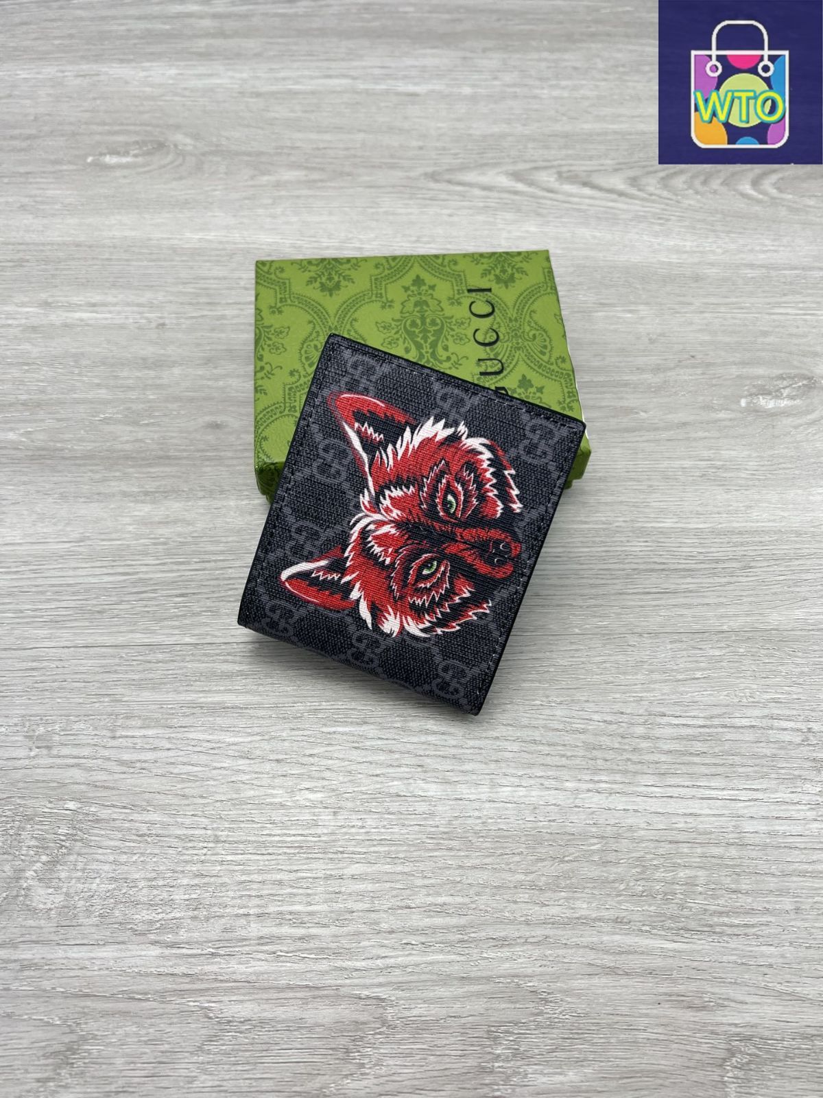 本日限定特価】GUCCI GGスプリーム レッドウルフプリント