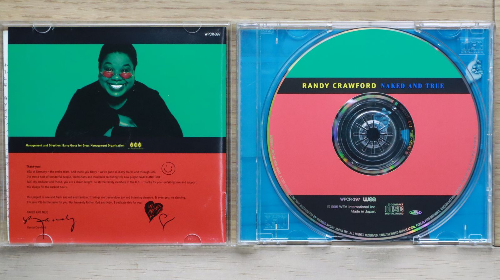国内盤CD☆ランディ・クロフォード/Randy Crawford□ ネイキッド