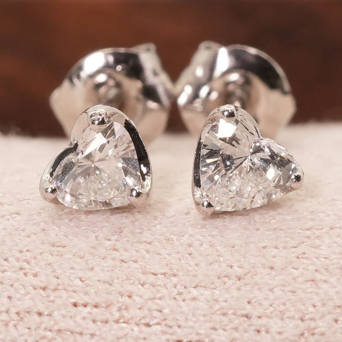 ヴァンドーム青山 ハートシェイプ ダイヤ 0.3ct ピアス/24-4981S