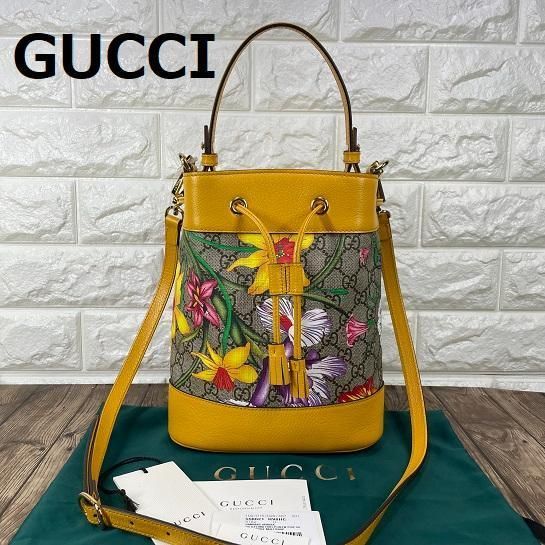 GUCCI / グッチ オフィディア GGフローラ スモール バケットバッグ 