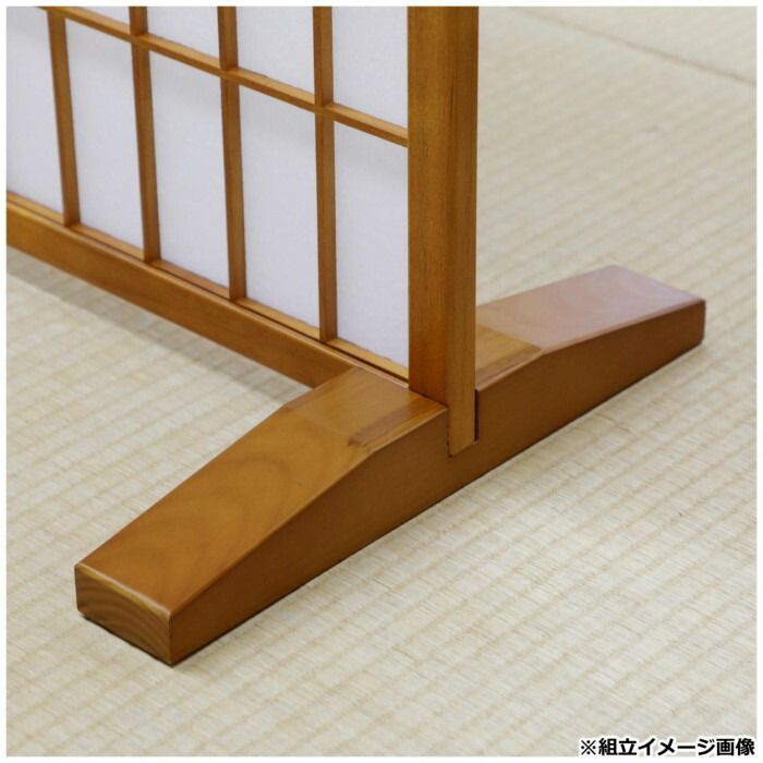 弘益 KOEKI UTILITY 和風衝立1連 ブラウン JP1BR MARWIL-DEMENAGEMENTS_CH