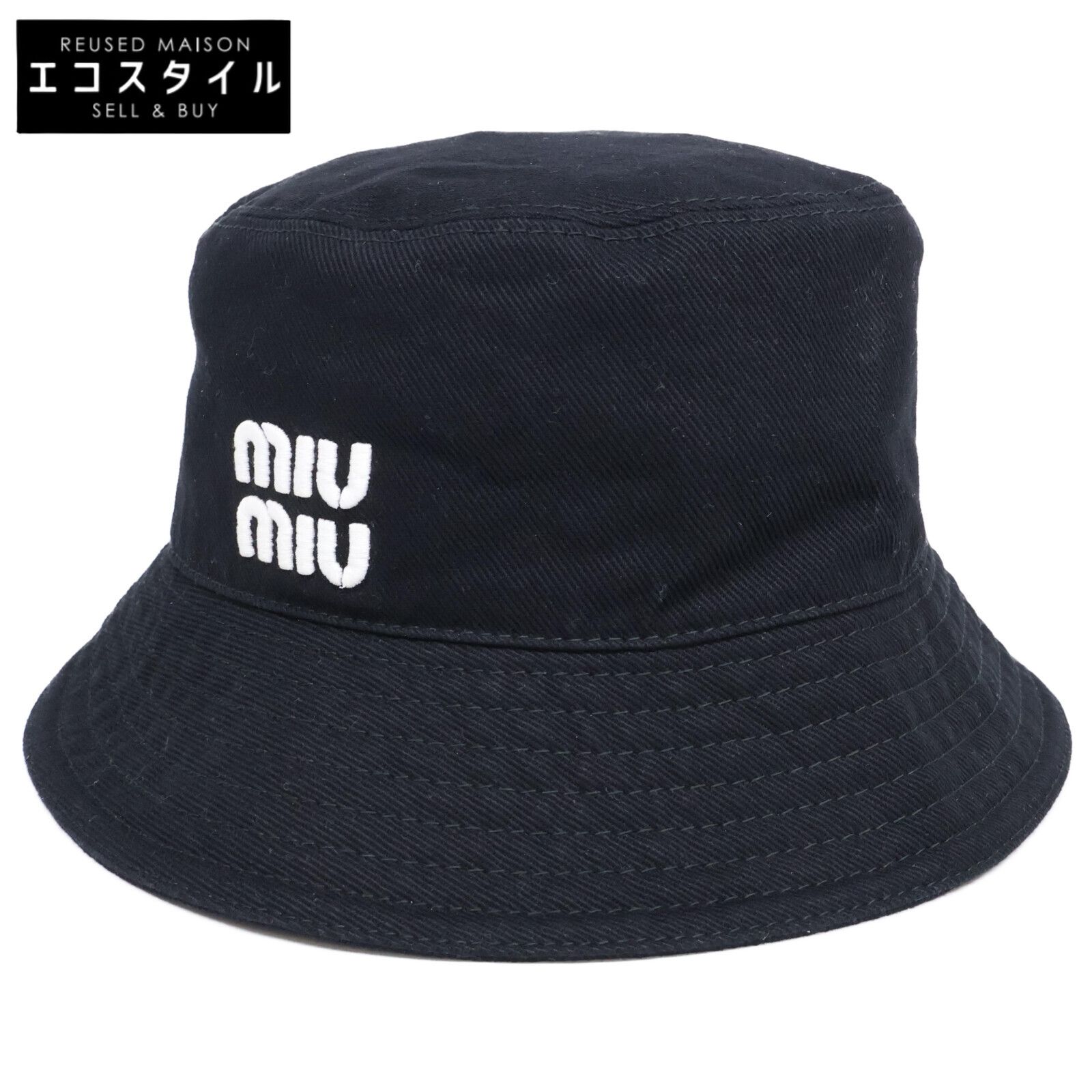 MIUMIU ミュウミュウ 5HC196_2DXI_F0967 ドリル バケットハット M