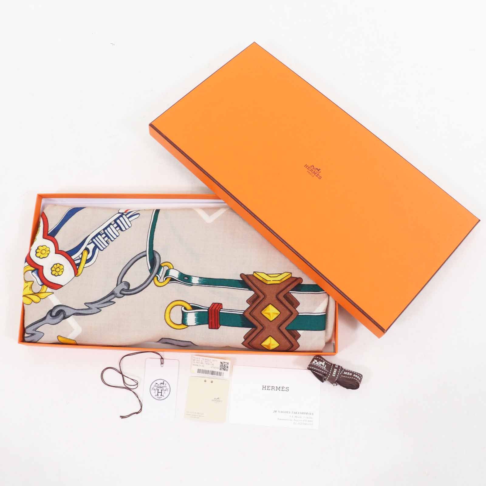 極美品◎HERMES エルメス トライアングルジェアン Brides et Destin  