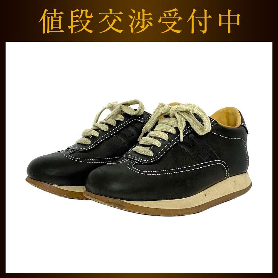 エルメス 靴 クイック スニーカー ブラック ベージュ ec-19898 - メルカリ 