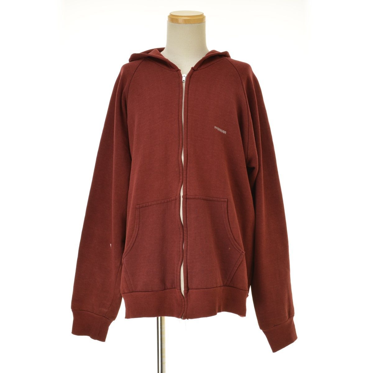 McGREGOR】80s ルーマニア製 ダブルフェイス インナーサーマルジップ