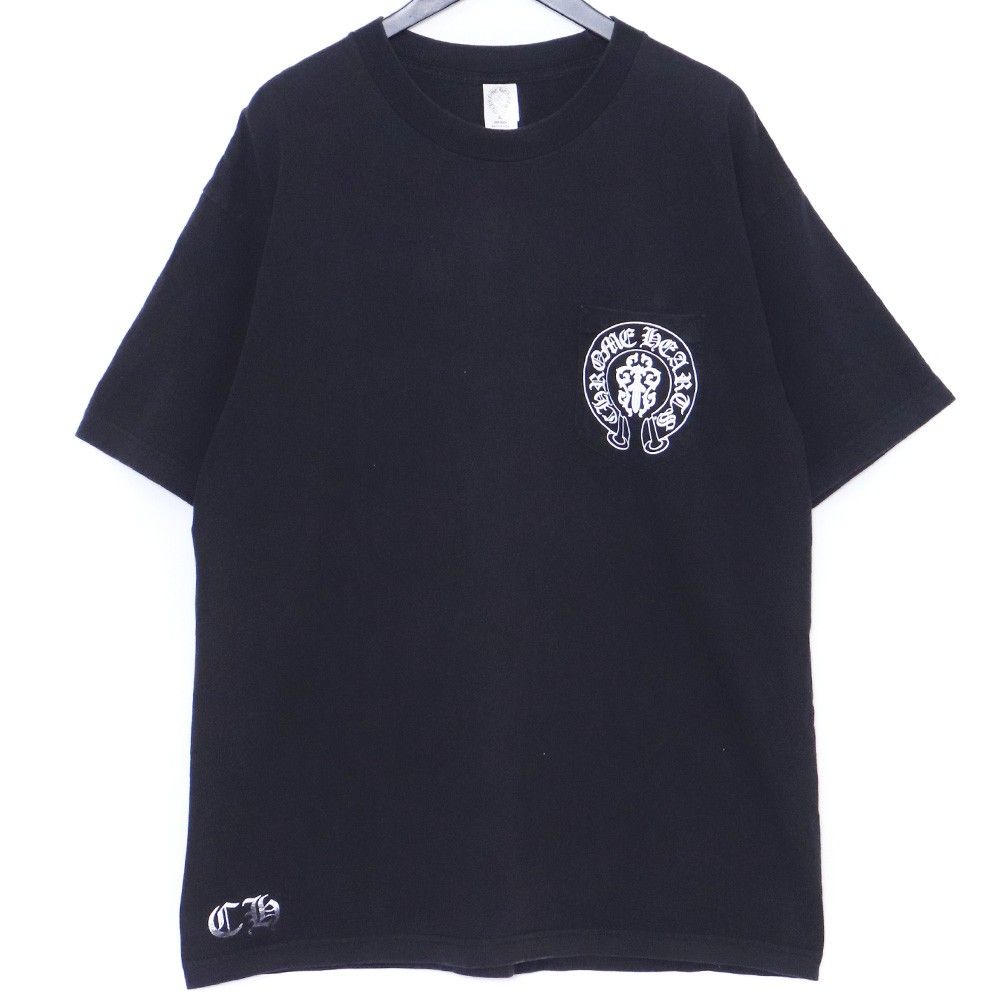 CHROME HEARTS Tシャツ スターズ&ストライプス XLサイズ ブラック 